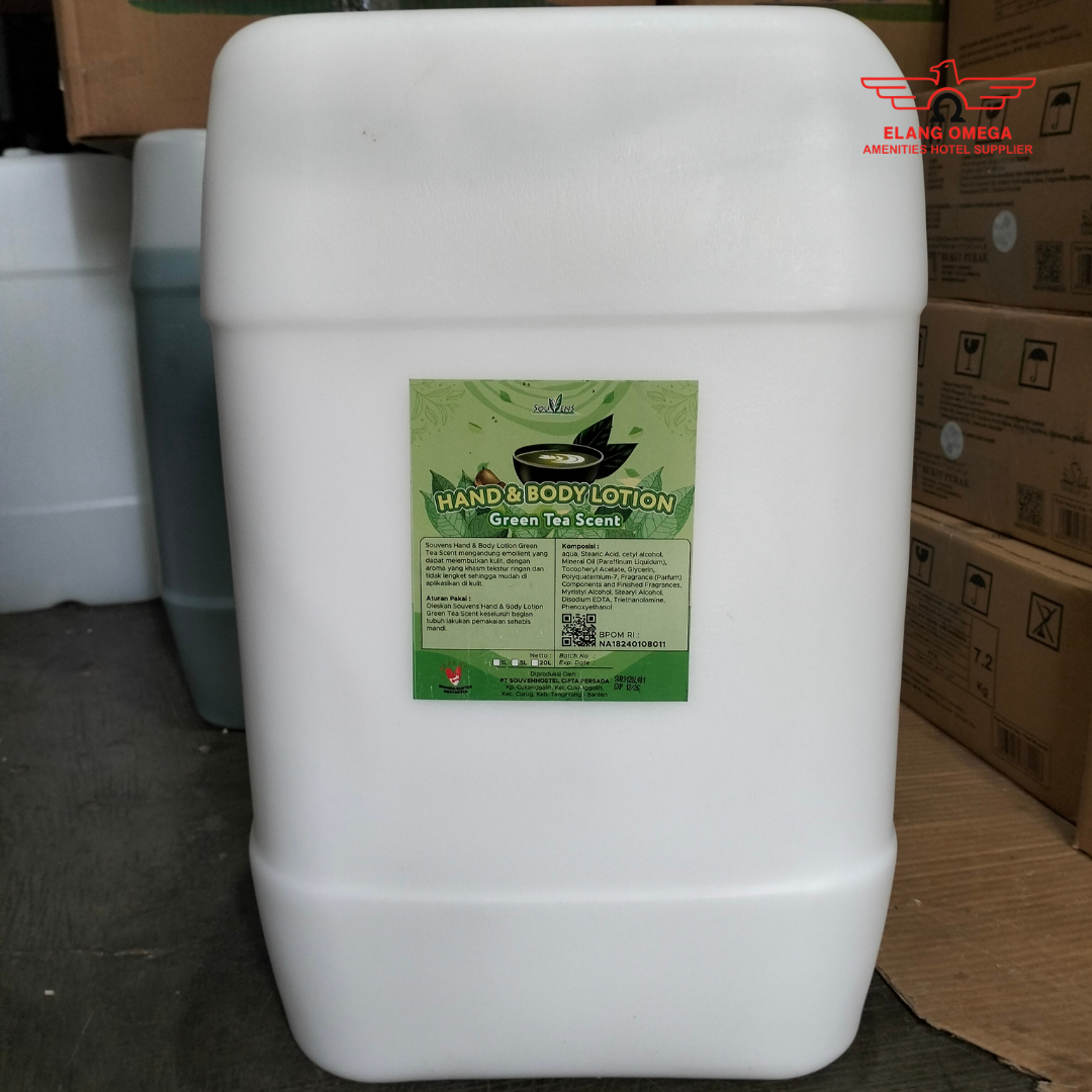 Hand & body lotion 20 liter (Green tea Scent) Harga per liter