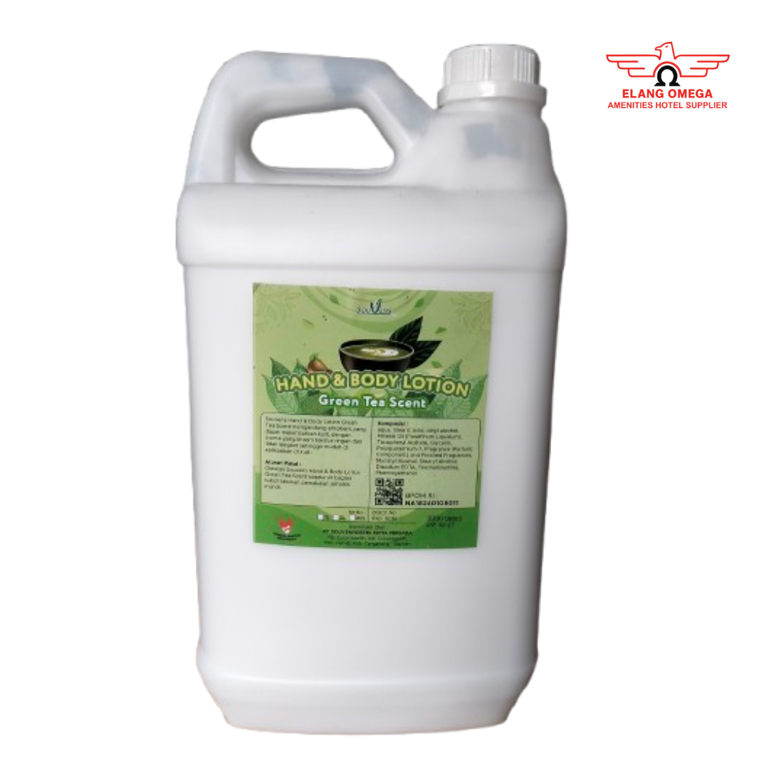 Hand & body lotion 5 liter Green tea Scent Harga per liter