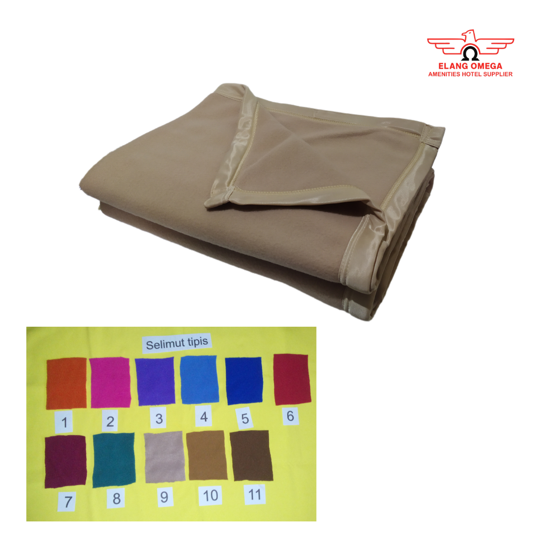 Selimut beludru tipis 120 x 200