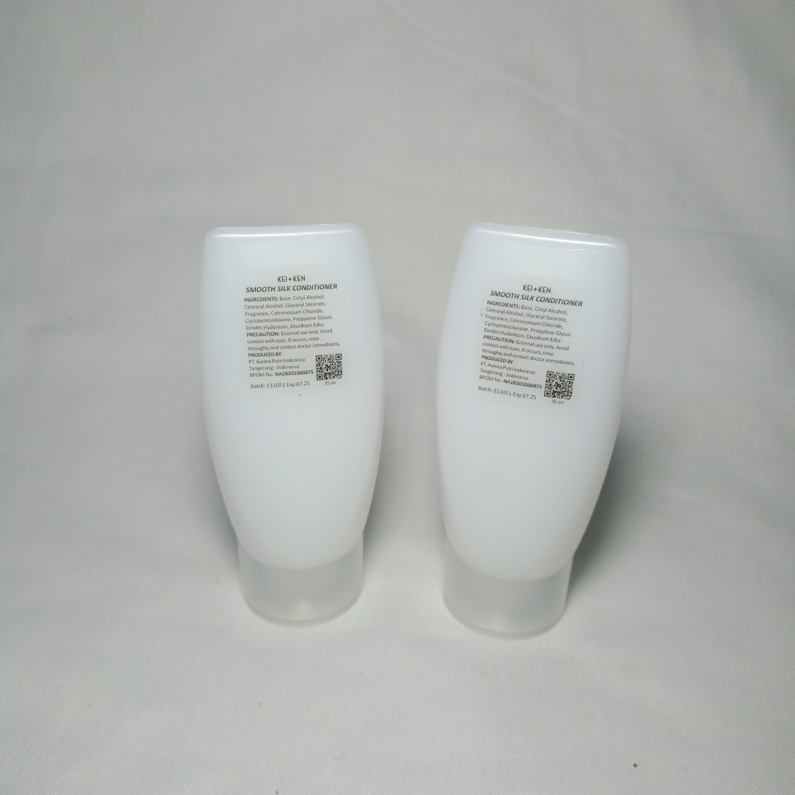 Conditioner tube 35 ml Kei + Ken Smooth silk (1 Karton isi 100)